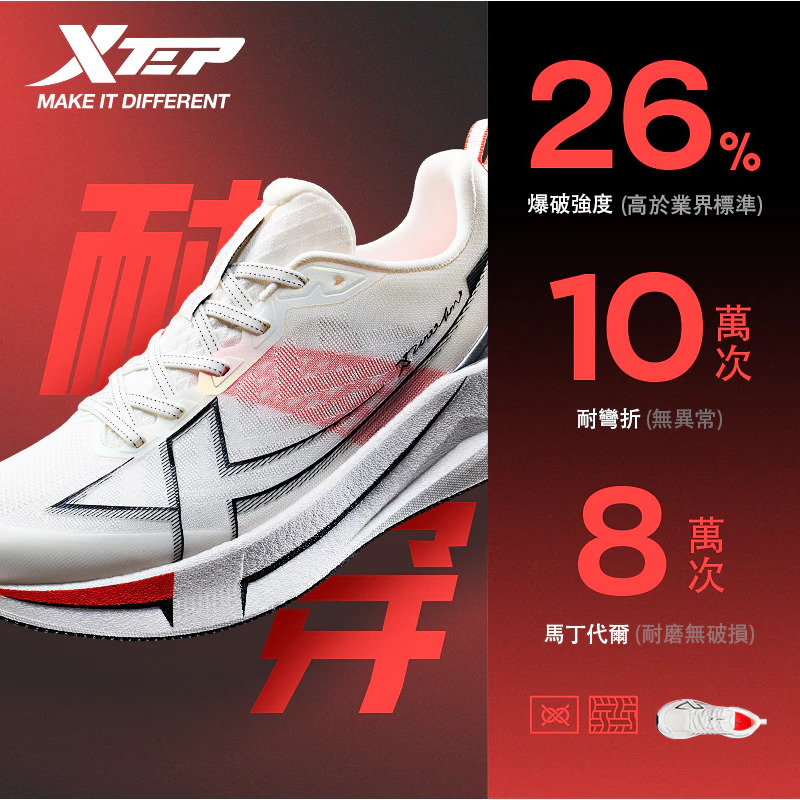 【特步 xtep】兩千公里5.0 | 跑鞋耐磨王